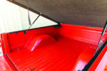 13 1972 Chevy C10 bed liner red color match hydraulic lift tonneau cover show truck setup
