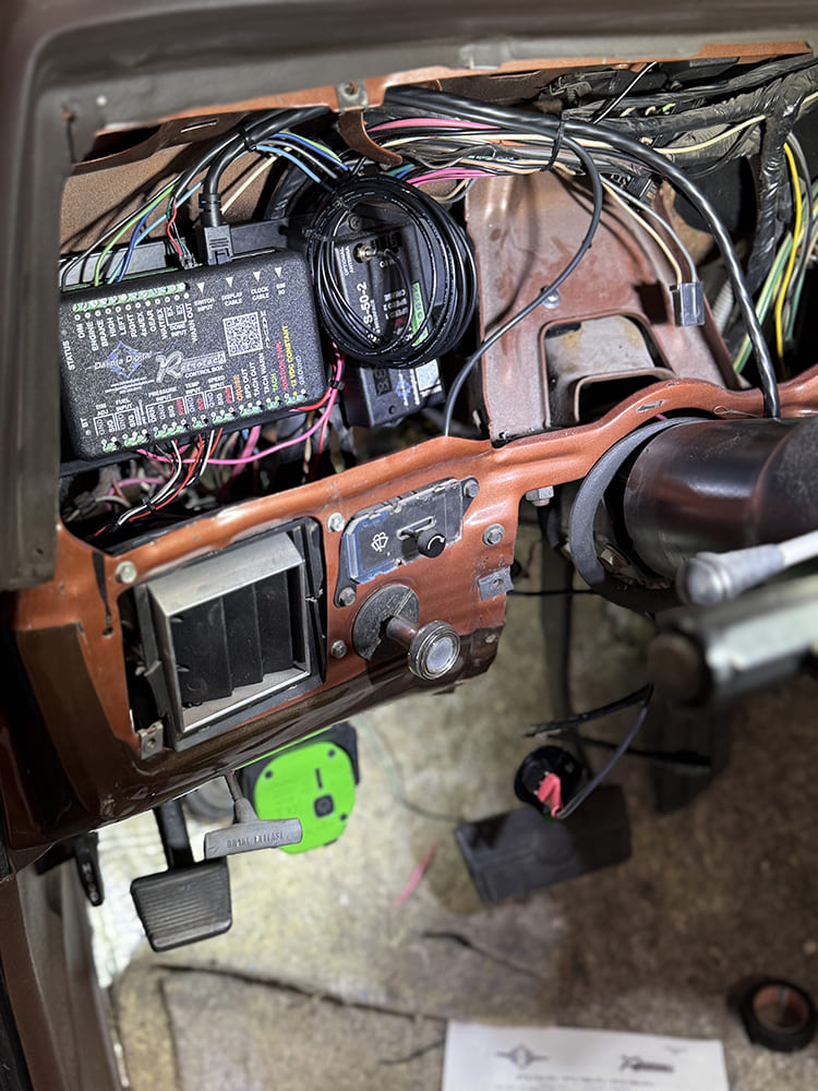 15 test fitting and wiring dash cluster 1973 1987 chevy c10