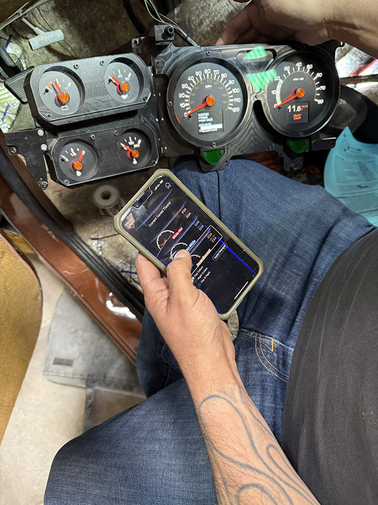 20 dakota digital gauge calibration using mobile app 1973 1987 chevy c10