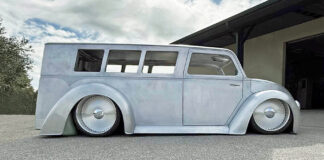 00 Custom Divco body drop full metal fab billet smoothie wheels laid out