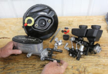 000 Wilwood brake components shown include master cylinders proportioning valve and vacuum booster for custom brake upgrades