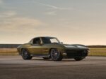 001 1963 Corvette restomod matte gold Forgeline wheels carbon side exhaust split window