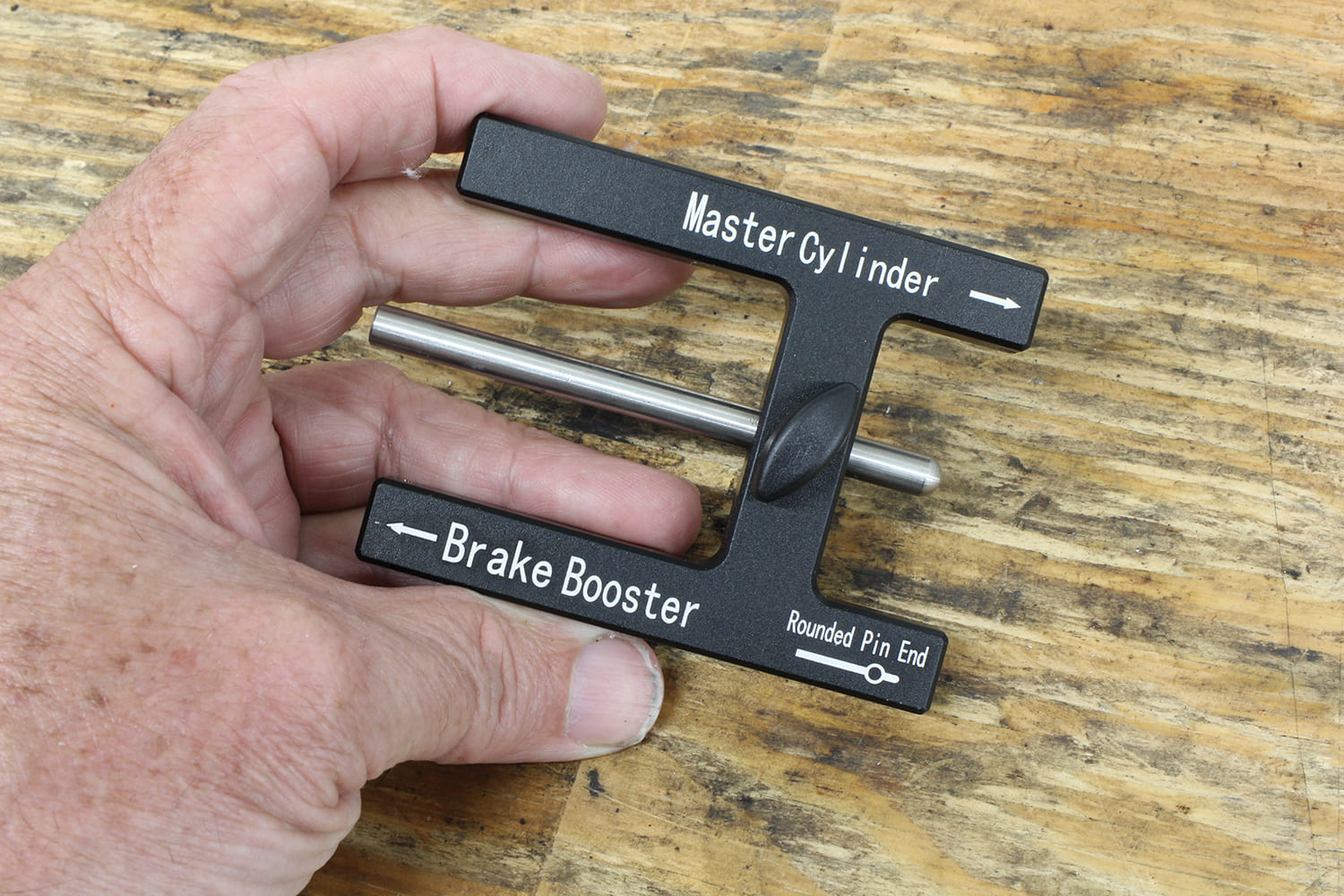 001 Master cylinder to brake booster tool ensures accurate pushrod depth alignment