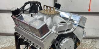 001 sbc tall valve covers edelbrock intake msd distributor