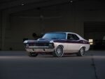002 1969 Chevy Nova features a custom front valance with dual center exhaust exits