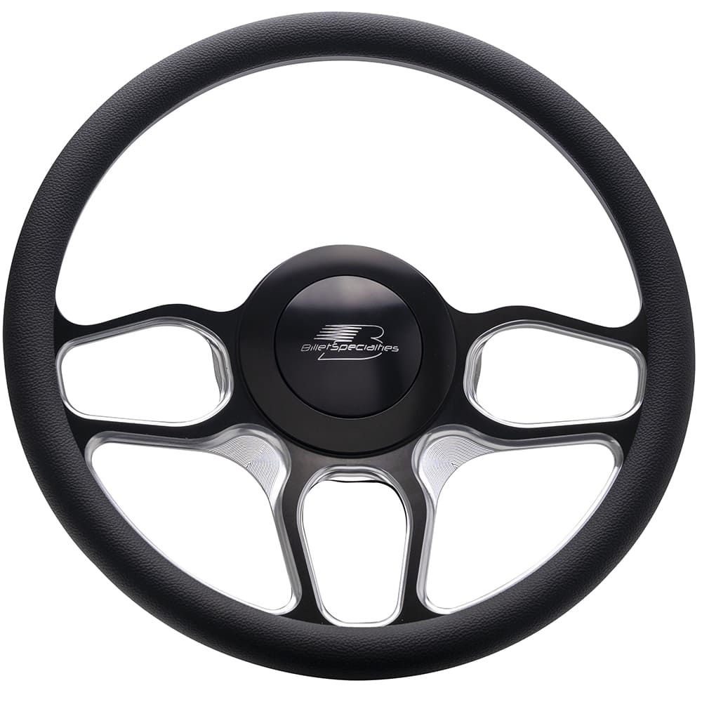 003 billet specialties win lite steering wheel black