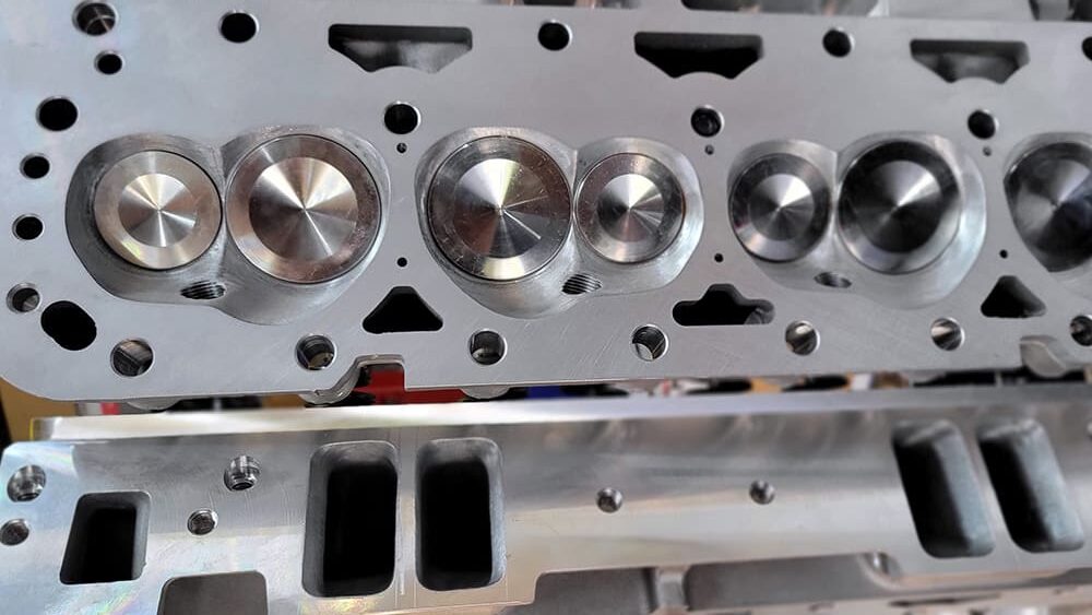 004 aluminum cylinder heads cnc ported 202 160 valves