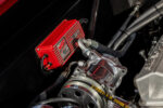 009 1966 Chevy Nova engine detail reveals MSD 6A ignition and billet pulley system