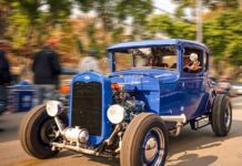 01 1930 ford model a coupe driving