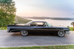 01 1959 Pontiac Catalina fully restored with deep black paint and staggered Billet Specialties wheels