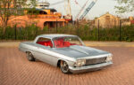 01 1962 Chevy Impala Pro Touring build with silver paint tucked bumpers and red leather interior
