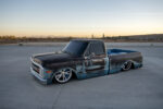 01 1970 Chevy C10 patina body air ride staggered chrome wheels