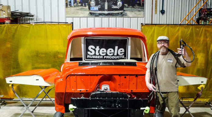 Task Force Door Sealing—the Easier Way 01 Chevy truck door assembly Steele Rubber Products seal install prep