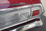 015 1965 Chevy Nova SS rear badge with factory tail light trim and red paint