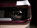 023 1969 Chevy Nova carbon fiber bumper surrounds projector headlights with blacked out bezels