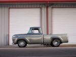 03 1957 Ford F 100 side profile with billet wheels and shaved door handles