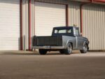 04 1957 Ford F 100 rear view showing clean tailgate lettering and smoothed bumper
