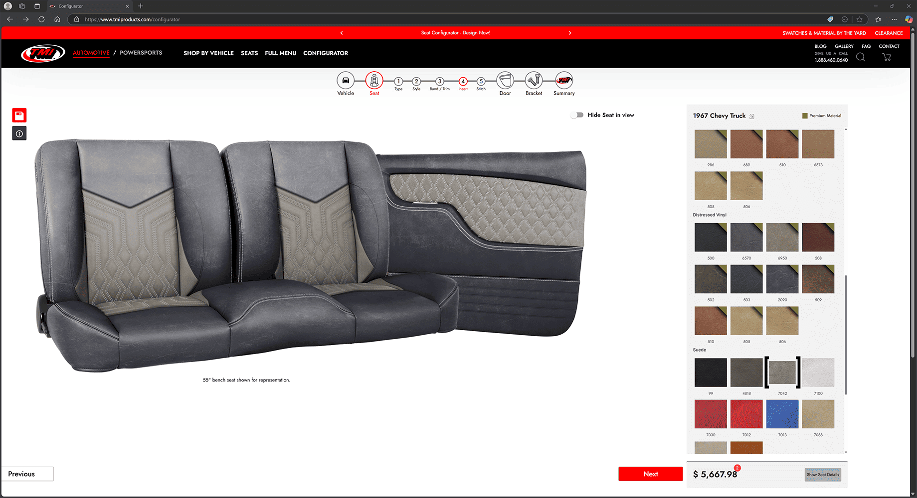 04 new products tmi bench seat