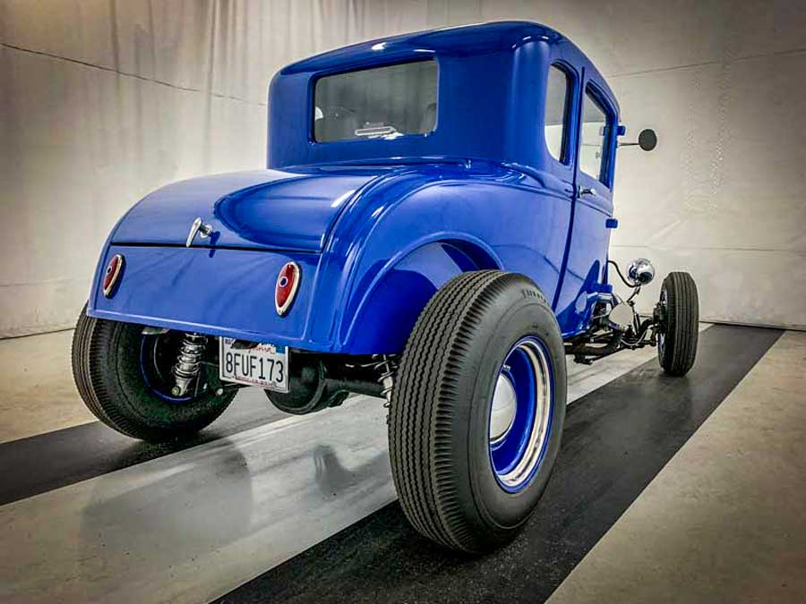 05 1930 ford model a coupe rear