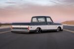 05 1969 Chevy C10 rear view tucked bumper deep dish