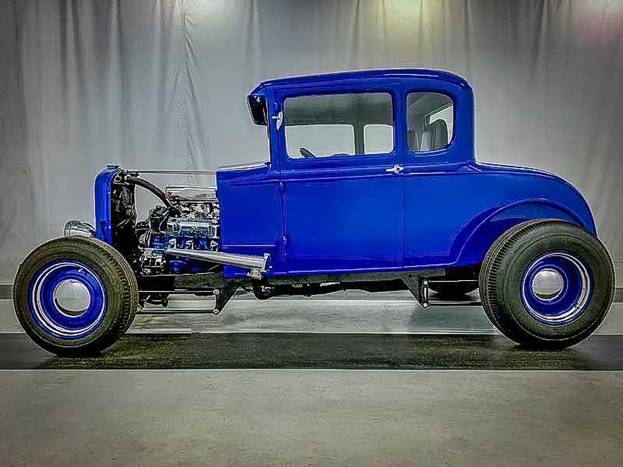 06 1930 ford model a coupe sideview