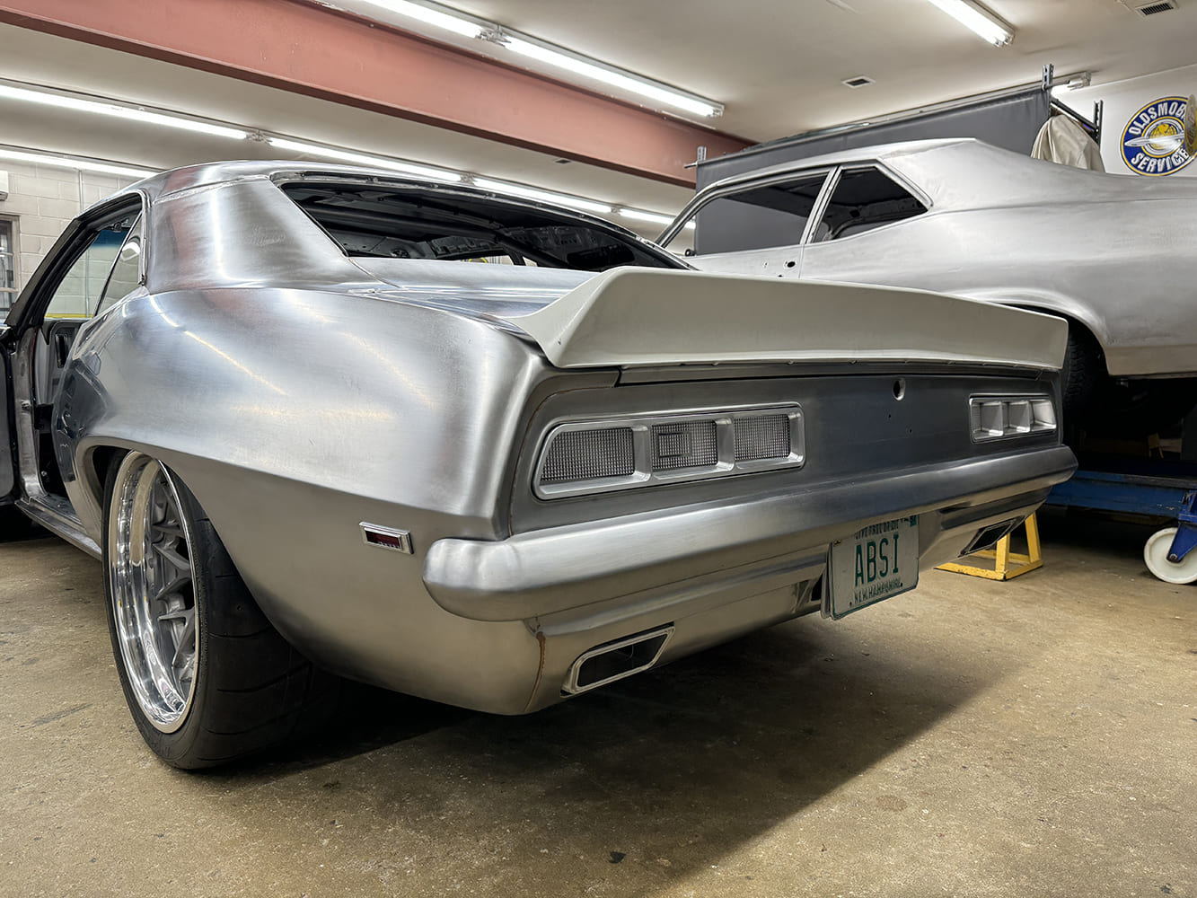 06 1969 Camaro shaved rear bumper flush tail lights diffuser