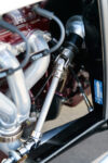 11 1929 Ford Tudor Borgeson steering linkage with U joints and polished long tube headers