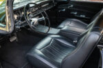 13 1959 Pontiac Catalina interior showcases billet steering wheel and custom stitched upholstery