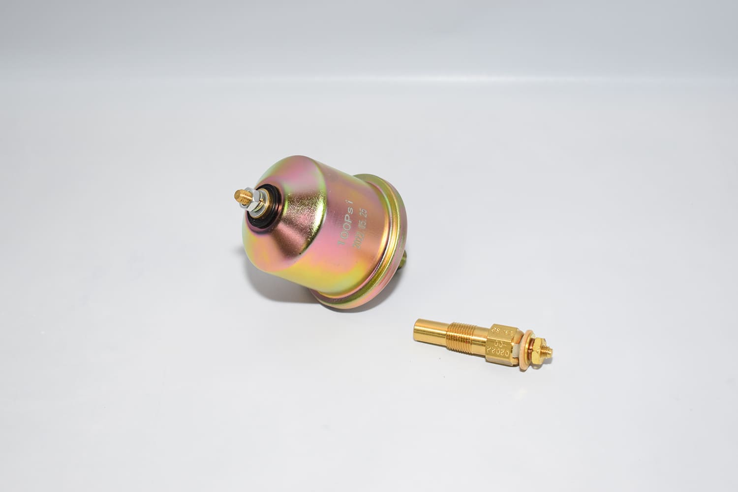 14 oil pressure sender brass sensor fitting 100psi electric gauge sender