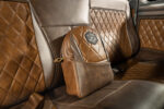 16 1956 Ford F 100 custom leather backpack on diamond stitched bench seat