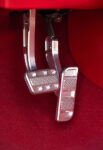 17 1962 Chevy Impala billet pedal set on red loop carpet