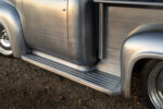 19 1956 Ford F 100 cab corner and step finished in raw brushed steel