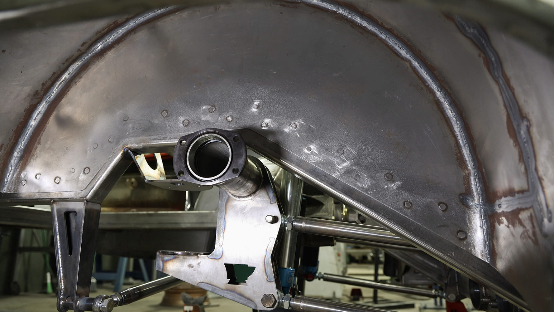 19 1962 Chevy convertible mini tub with upper four link bracket welded in