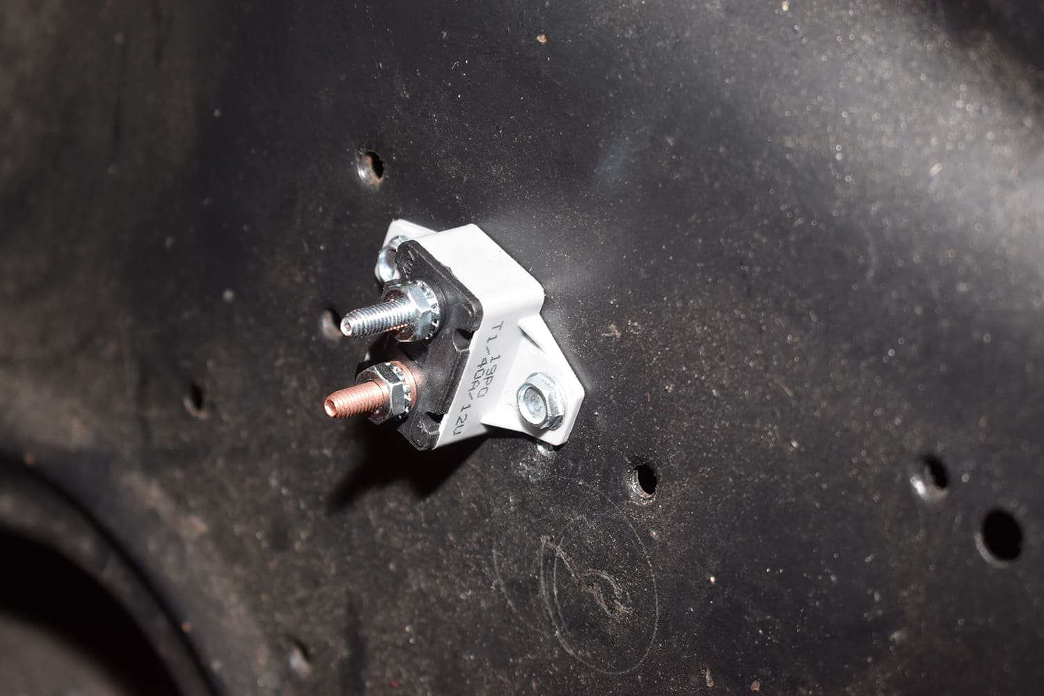22 battery cutoff switch firewall mount heavy duty isolator two post connection