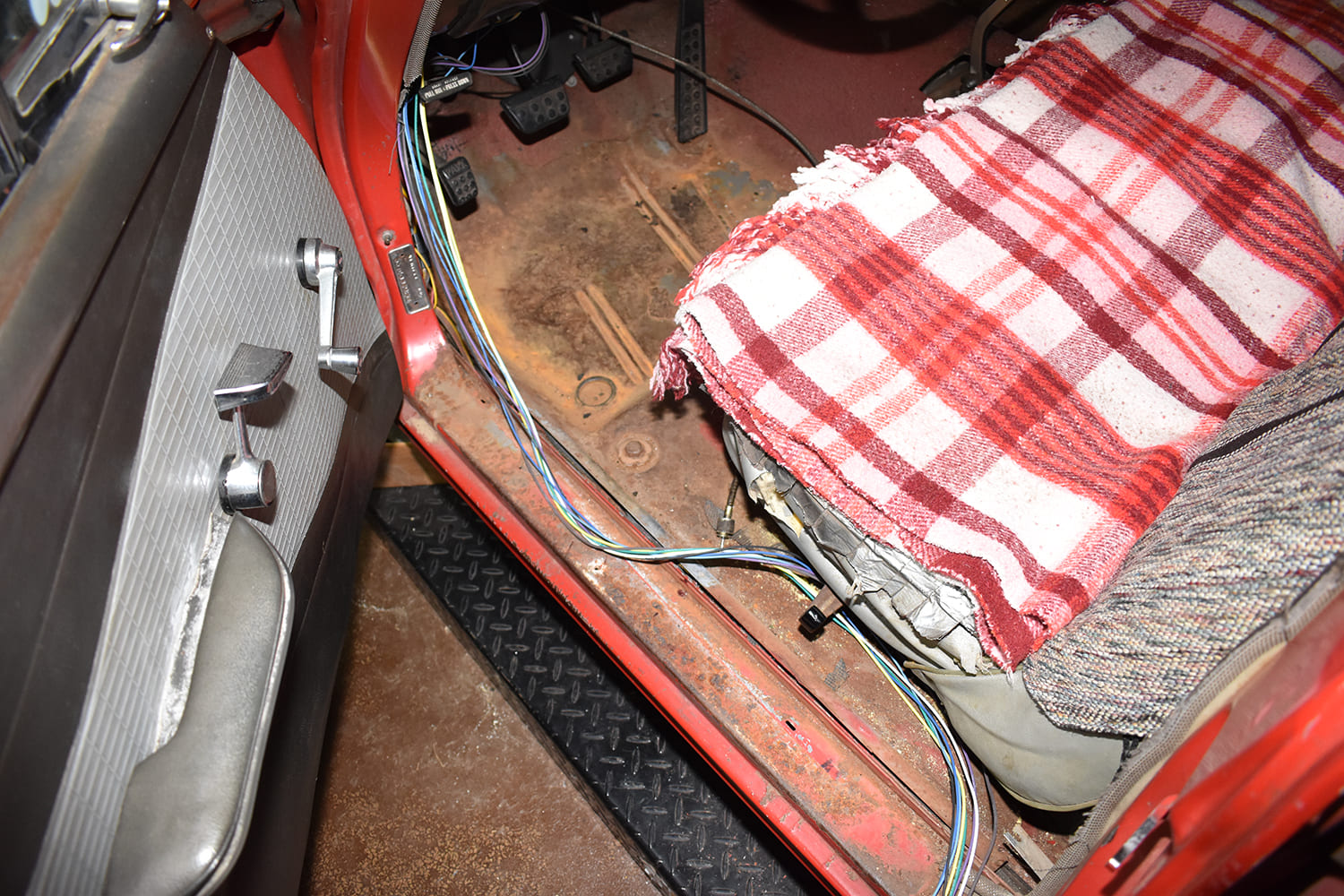 24 dodge interior wiring under seat routing new wire harness installation