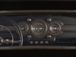 26 1936 Ford highboy dash with Classic Instruments cluster vintage style bezels and horizontal trim bars