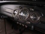 27 1936 Ford highboy passenger dash angle with integrated AC vents and art deco gauge panel