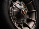 33 1936 Ford highboy custom billet wheel with turbine style spokes machined center cap and detailed fasteners