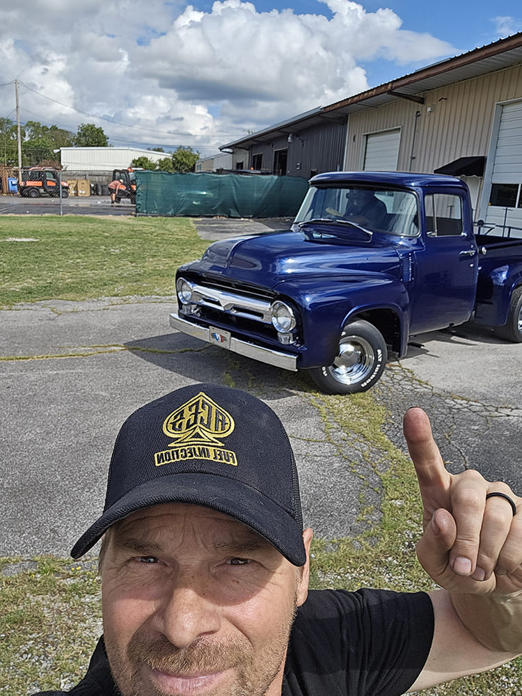 35 1956 Ford F 100 complete restoration photographed outside in natural light