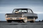 001 1967 Chevy Nova SS blower scoop drag stance Weld wheels black paint