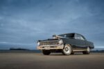 002 1967 Chevy Nova SS pro street blown front quarter beach photoshoot