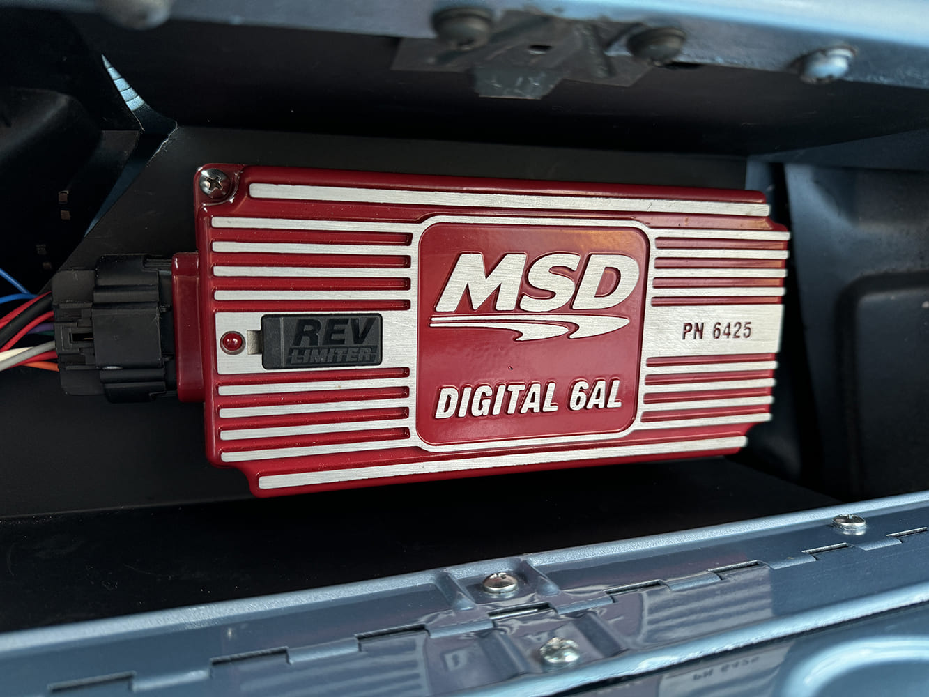 009 1966 Nova wagon MSD Digital 6AL ignition box PN 6425