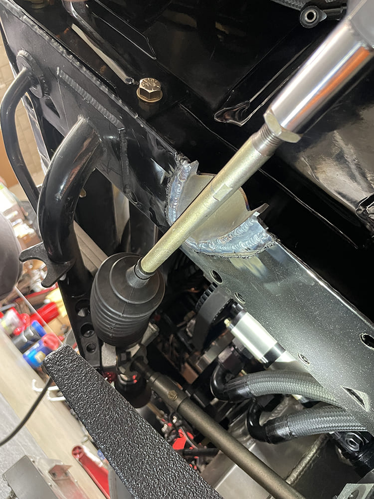 010 1966 nova toe adjustment string method under front bumper alignment