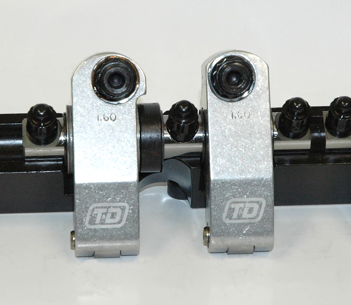 010 shaft mount roller rockers TD 1 60 ratio aluminum body stud girdle setup