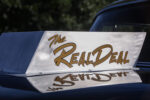 016 1955 Chevy Gasser teardrop hood scoop “The Real Deal” lettering drag style