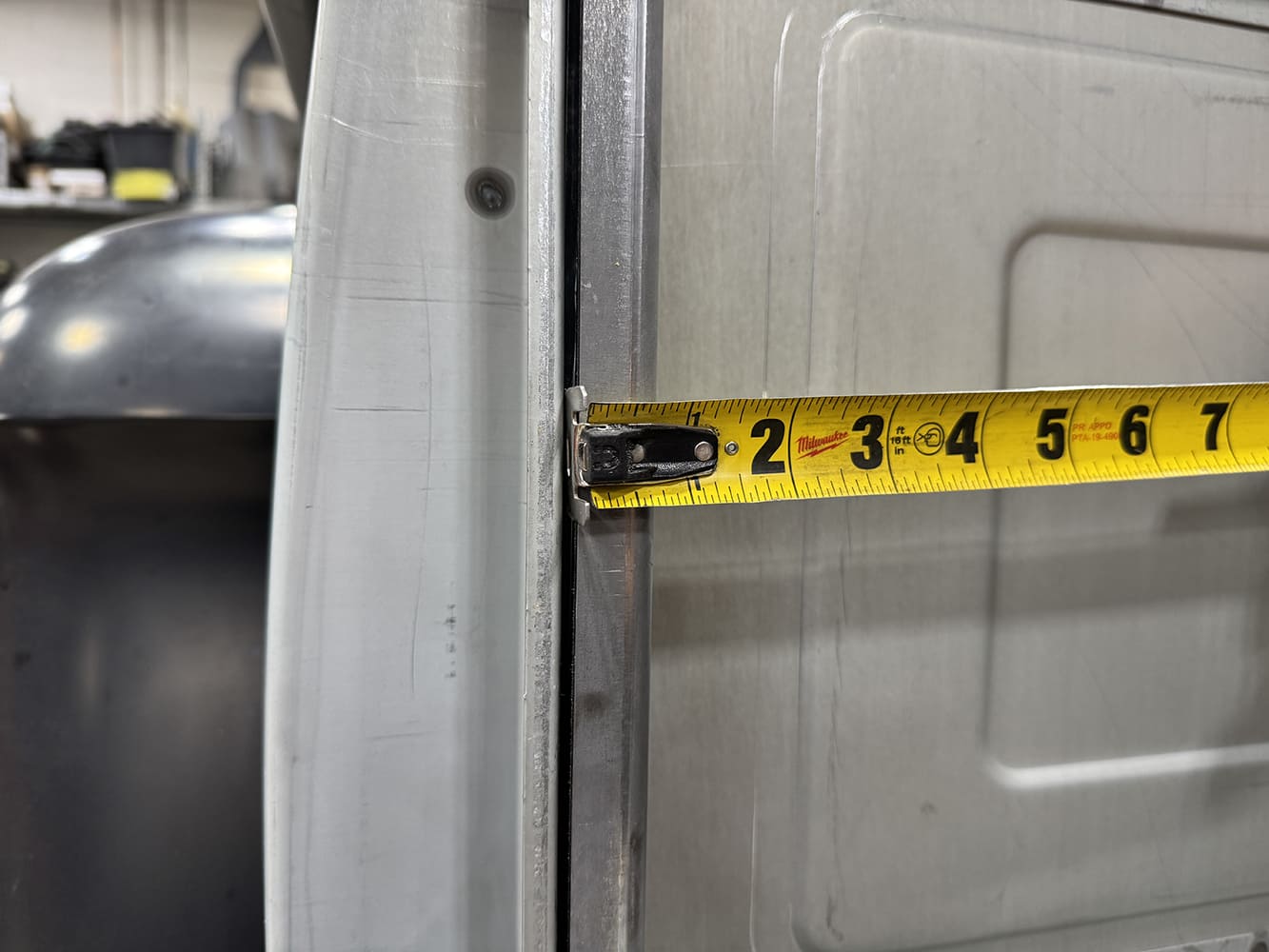 03 chevy c10 stake pocket horizontal tape measure width tolerance layout