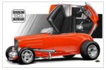 08 1932 Ford Roadster rendering billet wheels Stewart Warner gauges retro mod