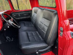 11 1955 chevy truck interior full bench seat custom black leather with contrast stitch
