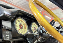 00 1948 Chevy truck interior tilt chrome column install yellow flake wheel airlift controller