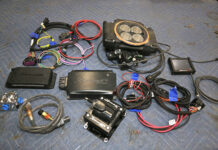 000 Holley Sniper EFI complete kit wiring harness ECU sensors touchscreen coil controller